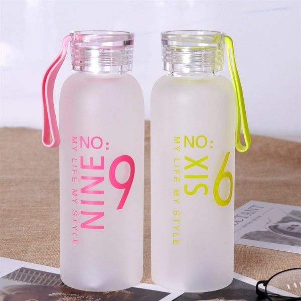 16 oz. Frosted Glass Bottles