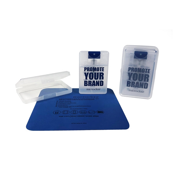Screen cleaning Flat travel kit - clear pump