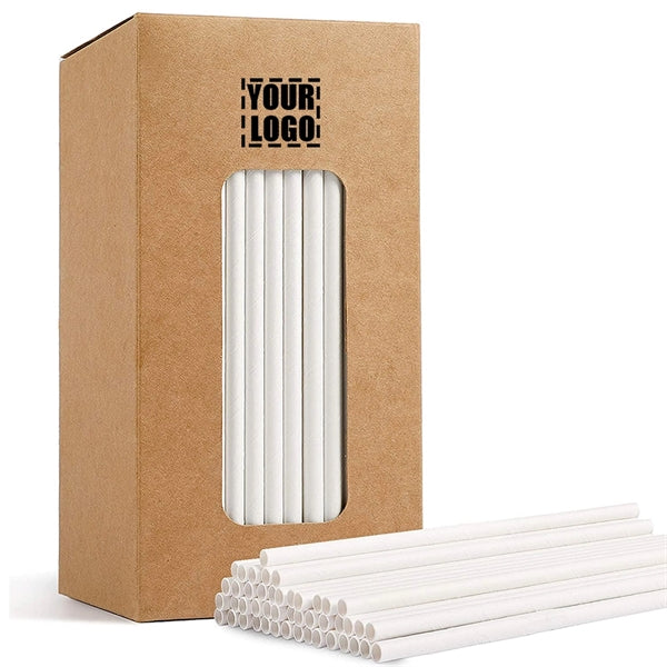 Drinking Paper Straw Set - 300 PACK