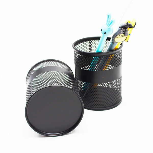 Metal Mesh Pen Holder Desk Organizer