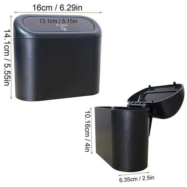 Car Trash Can Bin with Lid