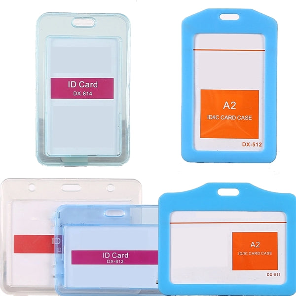 ID Name Tags Badge Card Holder with Lanyard