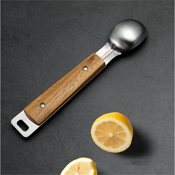 Wooden Handle Ice Cream Scoop