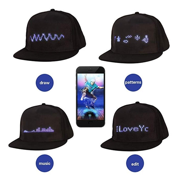 LED hat lighting party baseball cap