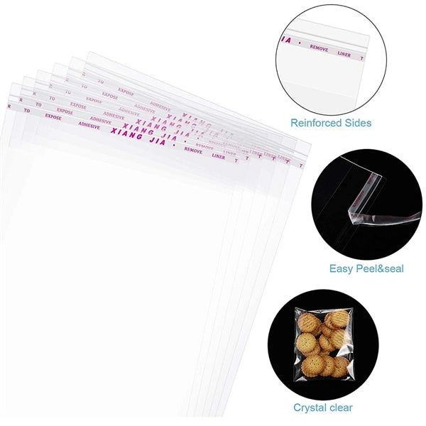 Clear Self Sealing Plastic Bag