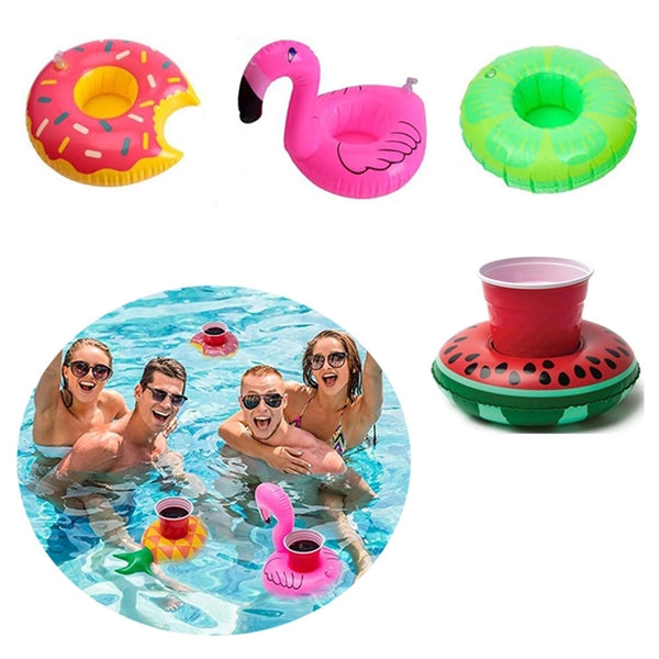 Inflatable Pool Drink Holders Floating