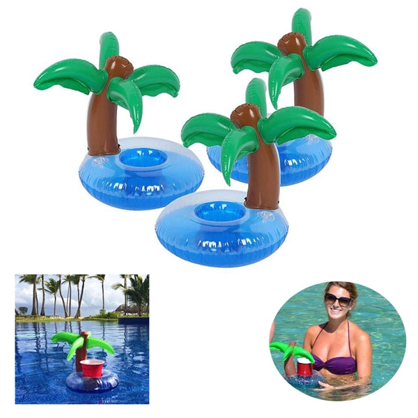 Inflatable Palm Tree Cup Holder