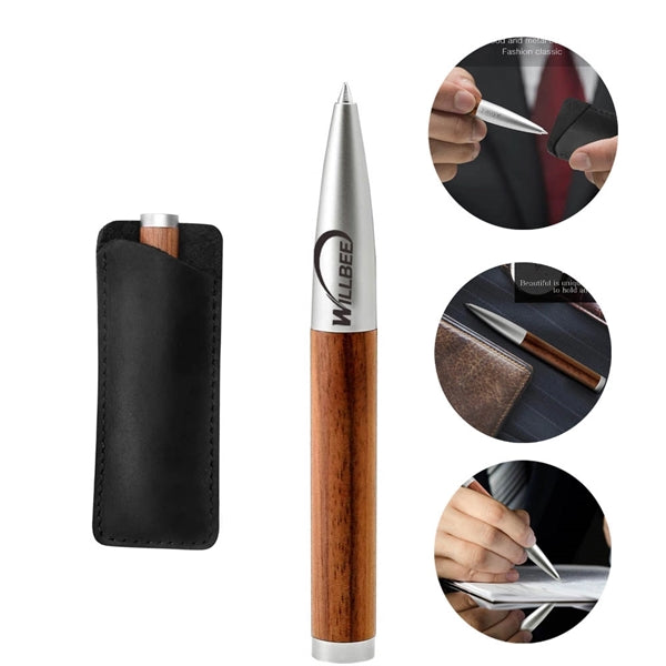 Metal Twist Black Ink Pen