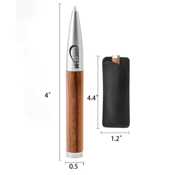 Metal Twist Black Ink Pen
