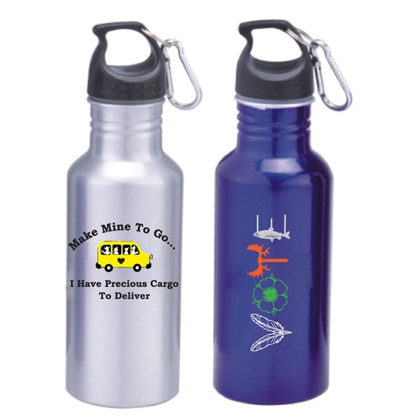 20 Oz. Sports water bottle, wide mouth for ice cubes