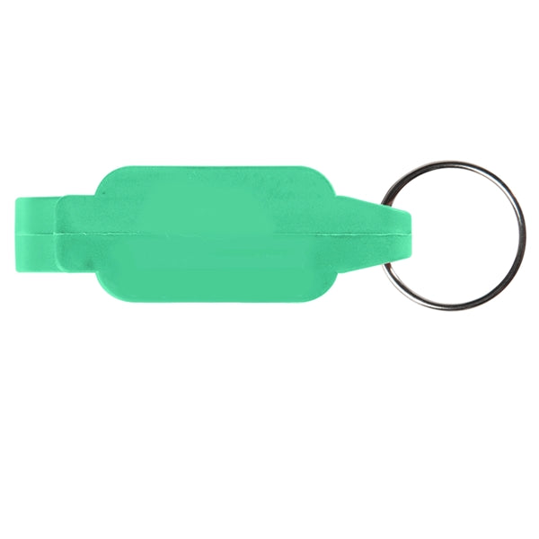 Rectangular Bottle Opener Beverage Wrench Keychain