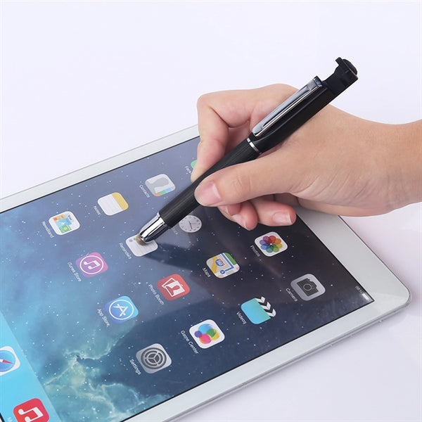 3 in 1 Phone Holder + Capacitive Stylus + Ballpoint Pens