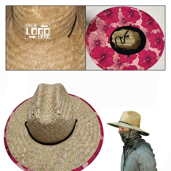 Straw Lifeguard Hat