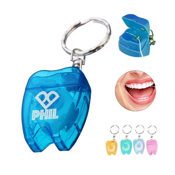Dental Floss with Keychain