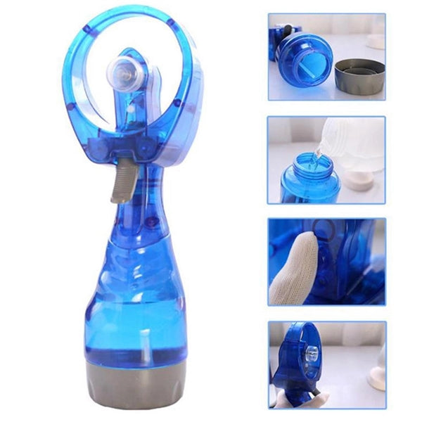 Hand Held Water Spray Cooling Fan