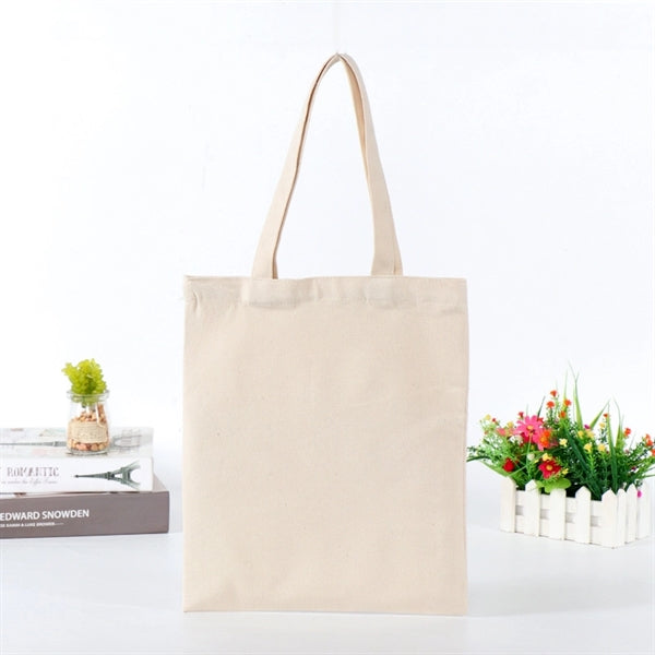 Natural Canva Convention Tote Bag with Shoulder Strap