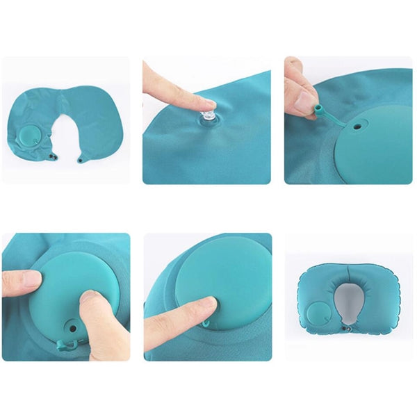Air Pump Travel Neck Pillow