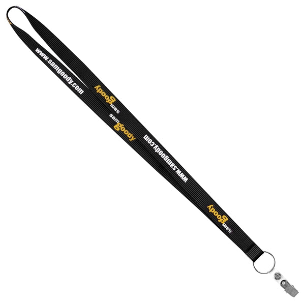 3/4" Recycled Screen Printed Lanyard