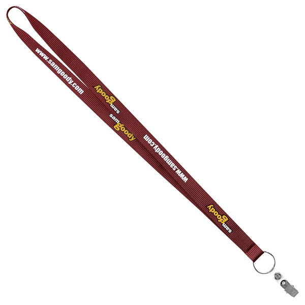 3/4" Recycled Screen Printed Lanyard
