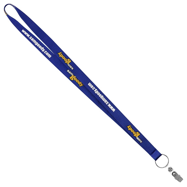3/4" Recycled Screen Printed Lanyard