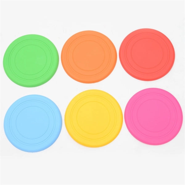 Pet Training Silicone Flyer Disc