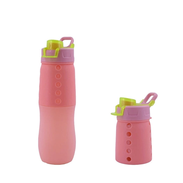 Collapsible Silicone Water Bottle 17 oz