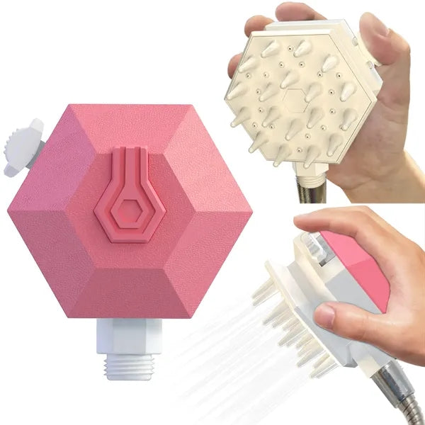 Pet Shower Head Bathing Brush