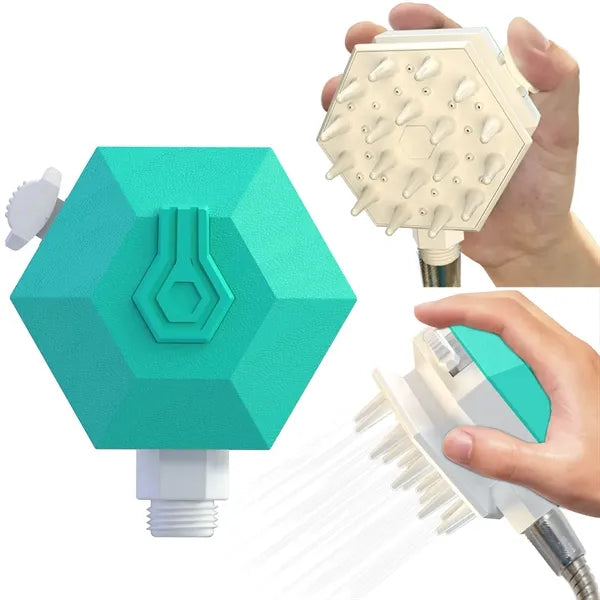 Pet Shower Head Bathing Brush