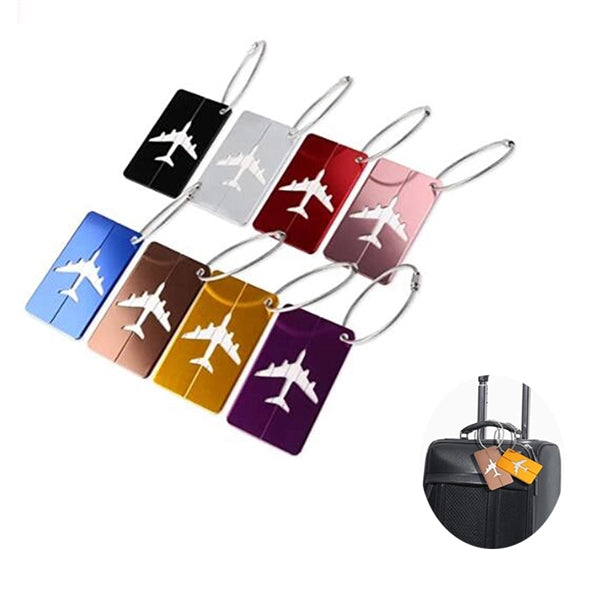 Aluminium Alloy Air Plane Luggage Tag