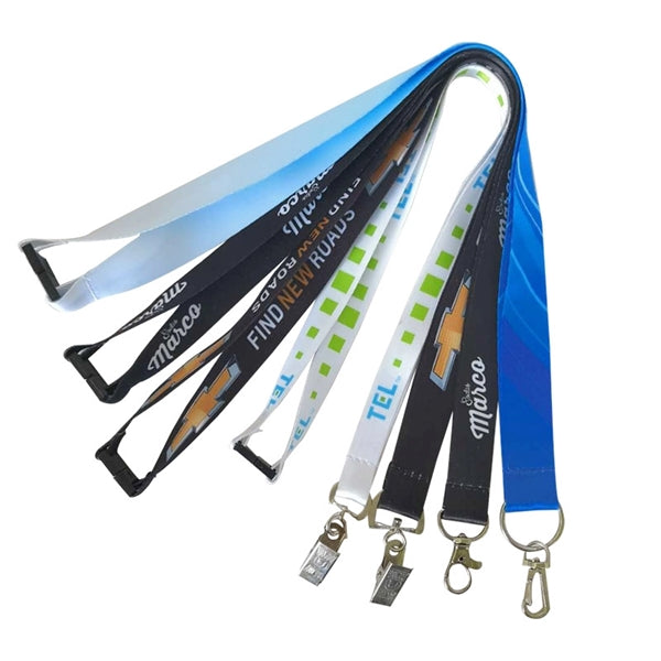 Full Color Polyester Lanyards 5/8"