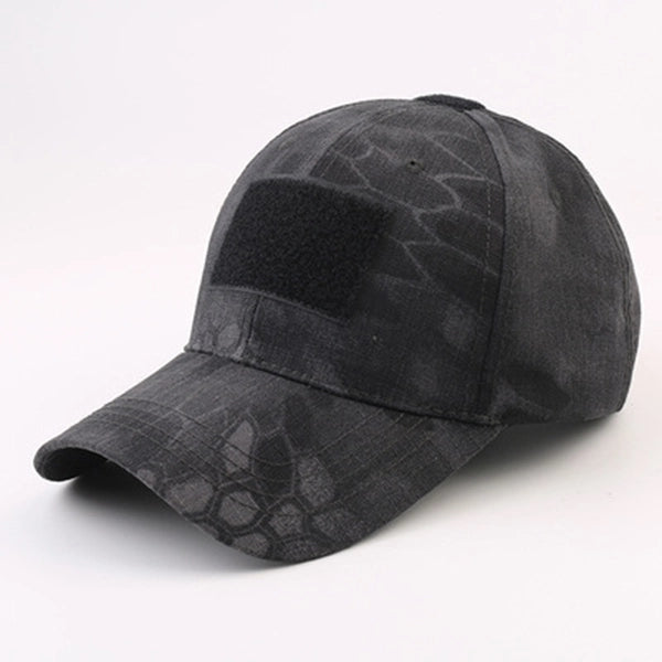 Military cap Camo Hap with Tactical Patche