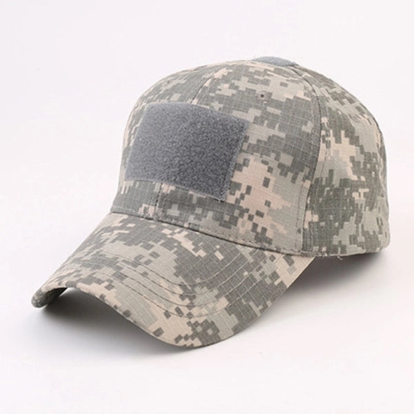 Military cap Camo Hap with Tactical Patche