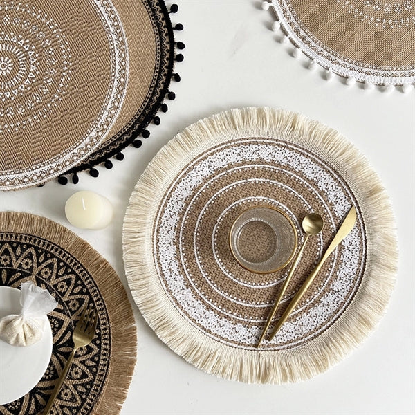 Eco Friendly Handmade, Heat Resistant, Placemat ,table mat