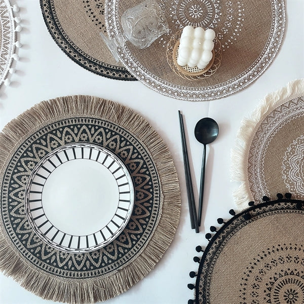 Eco Friendly Handmade, Heat Resistant, Placemat ,table mat