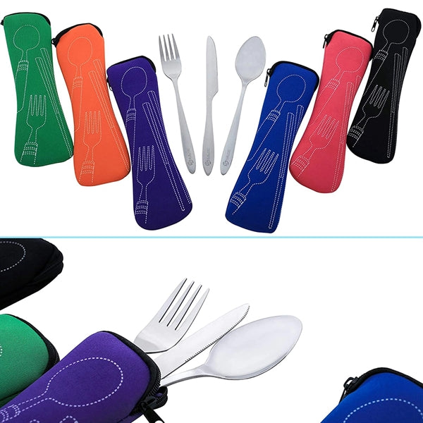 Fork Knife Spoon Cutlery Travel Set