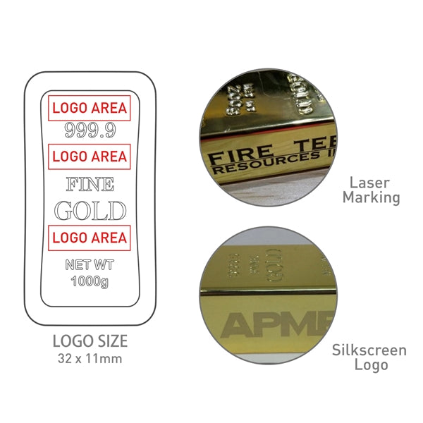 Gold Bar Magnet Bottle Opener