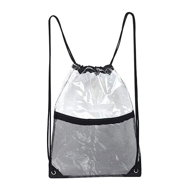 Clear Game Cinch Backpack