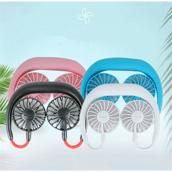 Rechargeable Mini USB Personal Hand Free Portable Neck Fan
