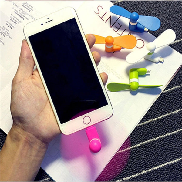 Mini 2-in-1 Phone Fan