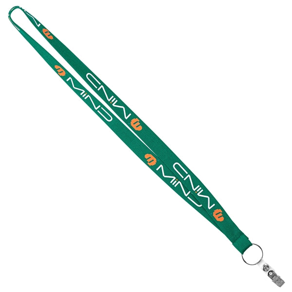 3/4" Recycled Euro Soft Lanyard