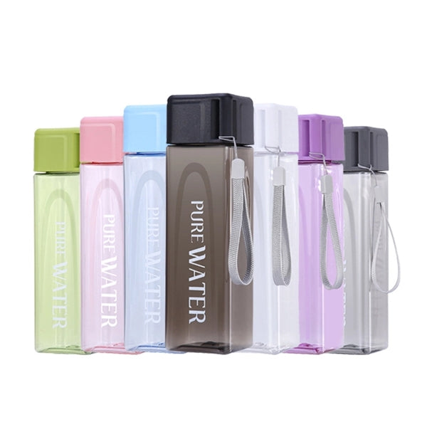 Square Portable Plastic Bottle