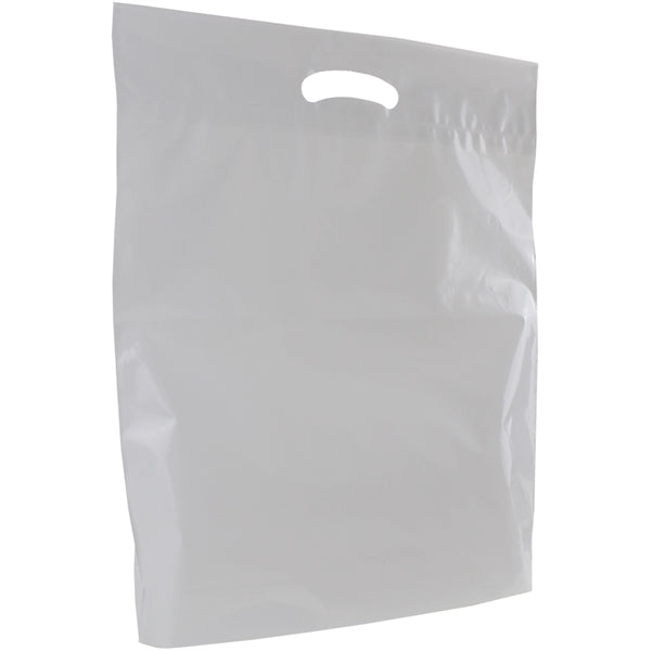 15" x 18" x 3" Large Eco-Friendly Die Cut Plastic Bag