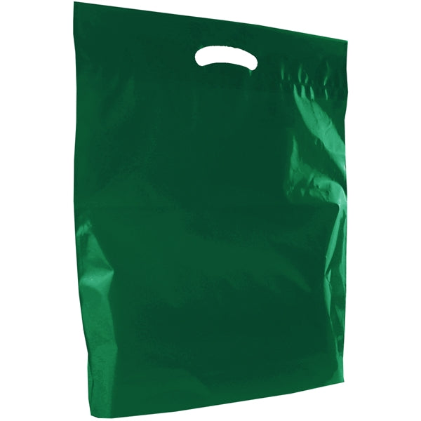 15" x 18" x 3" Large Eco-Friendly Die Cut Plastic Bag