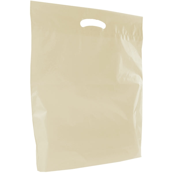 15" x 18" x 3" Large Eco-Friendly Die Cut Plastic Bag