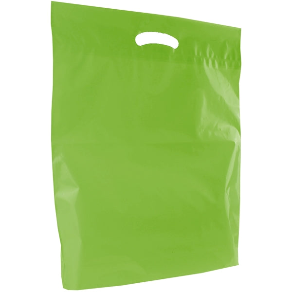 15" x 18" x 3" Large Eco-Friendly Die Cut Plastic Bag