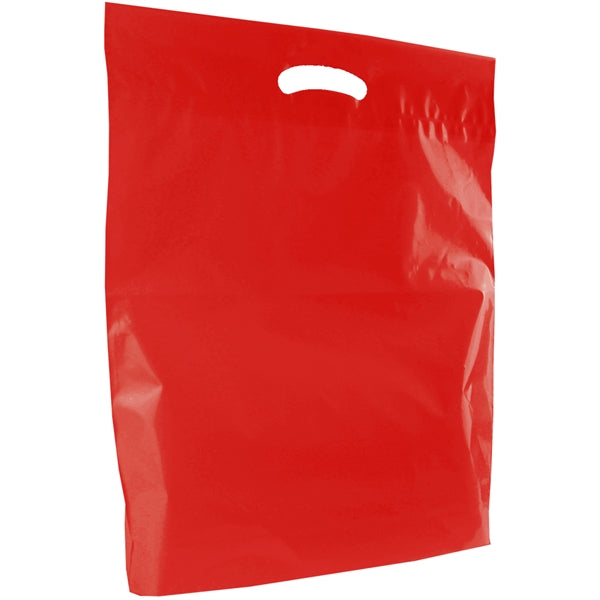 15" x 18" x 3" Large Eco-Friendly Die Cut Plastic Bag