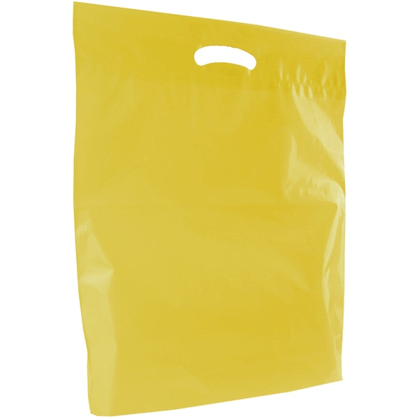 15" x 18" x 3" Large Eco-Friendly Die Cut Plastic Bag