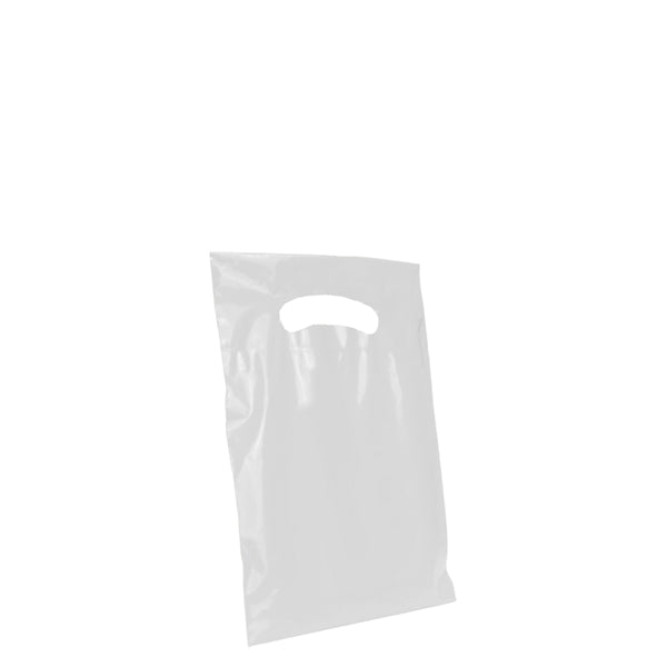 7.5" x 10" Small Eco-friendly Die Cut Plastic bag