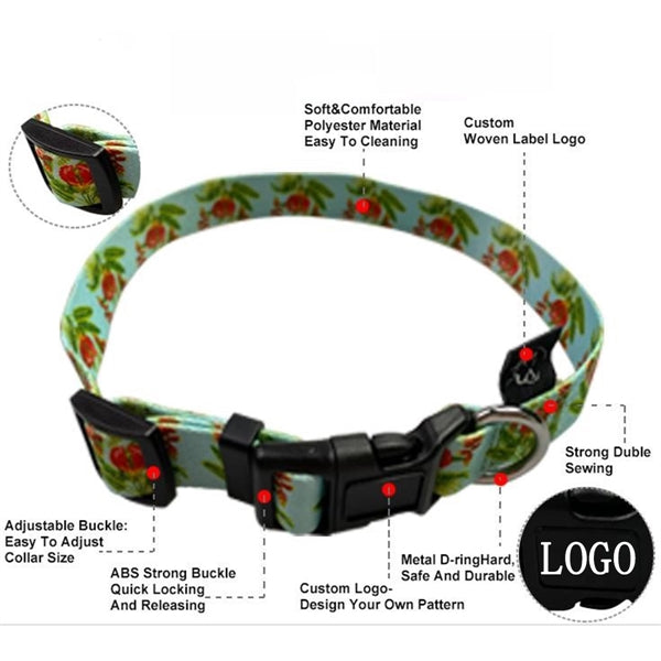 Dog Training Walking Coller With Custom Logo