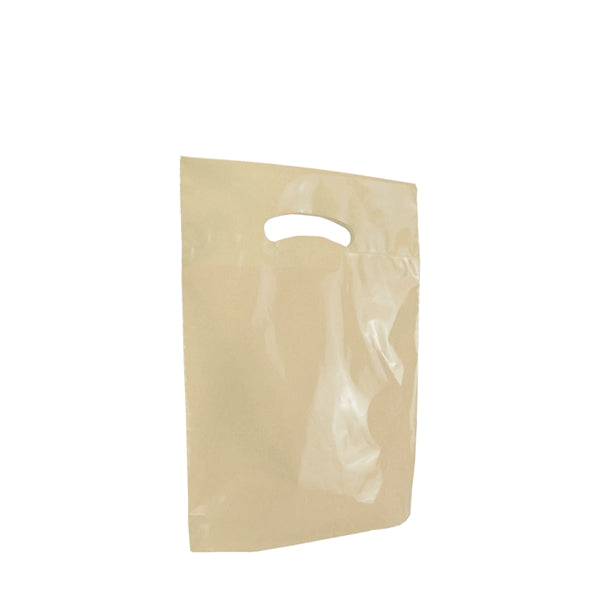 9" x 12" x 2" Small Eco-Friendly Die Cut Plastic Bag